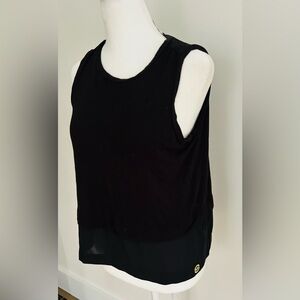 Michael Kors Women's Black Sleeveless Top small